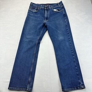 Grand River Men's 36x28 Light Wash Relaxed Fit Bootcut Stretch Jeans